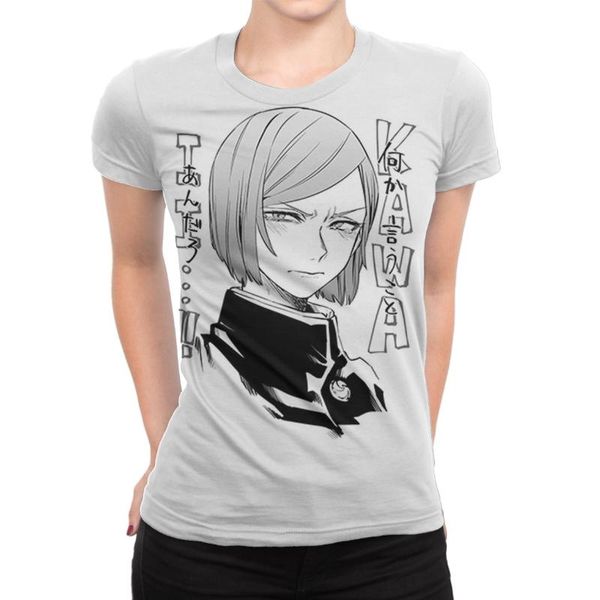 women's t-shirt jujutsu kaisen anime 3d oversized female girls pullover t shirt 2021 summer short sleeved shirts clothes, White
women's t-shirt jujutsu kaisen anime 3d oversized female girls pullover t shirt 2021 summer short sleeved shirts clothes, White