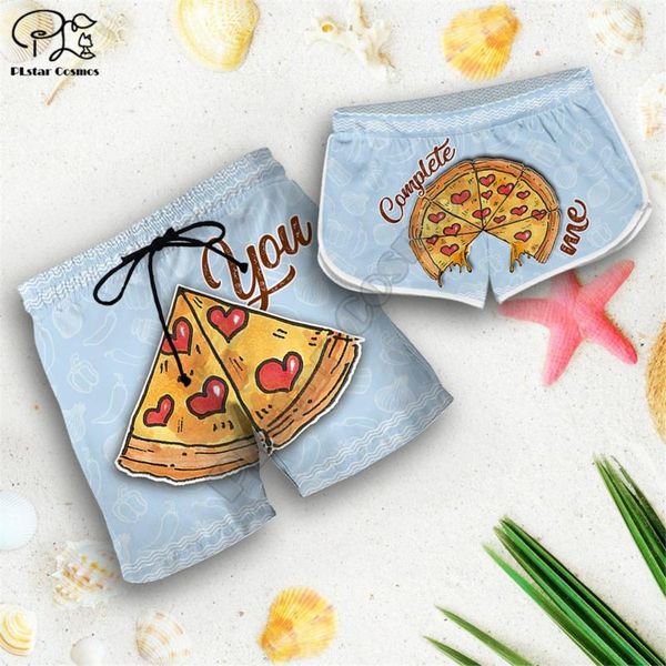 couple matching pizza piece printed 3d shorts women for men elastic waist summer quick dry beach men's, White;black
couple matching pizza piece printed 3d shorts women for men elastic waist summer quick dry beach men's, White;black