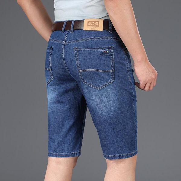 men's jeans 2021 summer stretch denim shorts classic fashion business casual loose straight male high-end brand slim pants, Blue
men's jeans 2021 summer stretch denim shorts classic fashion business casual loose straight male high-end brand slim pants, Blue