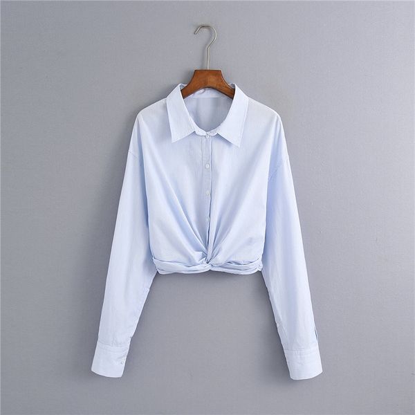 hsa turn-down collar short women summer blouses striped poplin knot shirts ladie elegant long sleeve blous female chic 210417, White
hsa turn-down collar short women summer blouses striped poplin knot shirts ladie elegant long sleeve blous female chic 210417, White