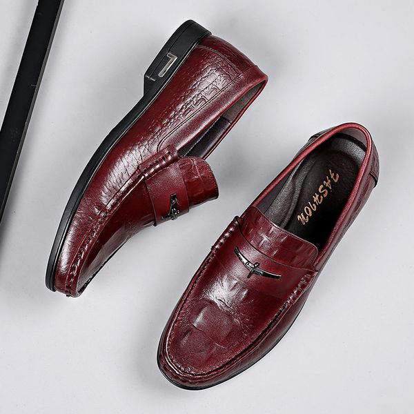 dress shoes man flat classic men outdoor slip on genuine leather italian formal oxfords wedding hyk6, Black
dress shoes man flat classic men outdoor slip on genuine leather italian formal oxfords wedding hyk6, Black
