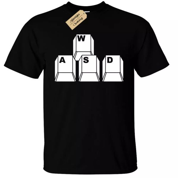 wasd keyboard key mens t-shirt funny geek nerd gamer computer pc gift, White;black
wasd keyboard key mens t-shirt funny geek nerd gamer computer pc gift, White;black