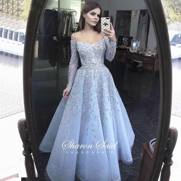 party dresses luxury blue long sleeve evening dubai beaded off shoulder arabic women prom formal dress for wedding guest gowns, White;black
party dresses luxury blue long sleeve evening dubai beaded off shoulder arabic women prom formal dress for wedding guest gowns, White;black