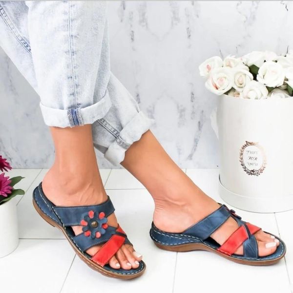 slippers sandals women's summer floral comfortable ladies strap roman female flip flops outdoor cusion, Black
slippers sandals women's summer floral comfortable ladies strap roman female flip flops outdoor cusion, Black