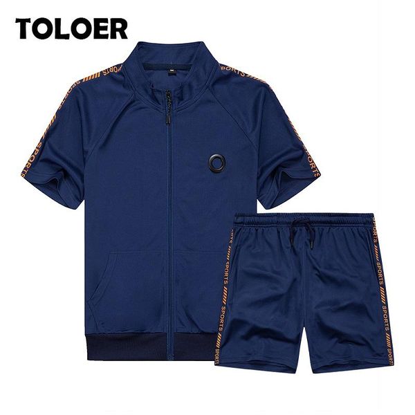 men sets summer solid color sport suits 2 pieces zipper tshirt+shorts male harajuku casual sweatshirts tracksuit sportswear men's track, Gray
men sets summer solid color sport suits 2 pieces zipper tshirt+shorts male harajuku casual sweatshirts tracksuit sportswear men's track, Gray