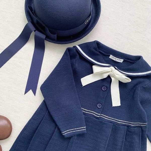 girl's dresses toddler winter baby girl knitted dress japanese navy collar college style pleated kids for girls, Red;yellow
girl's dresses toddler winter baby girl knitted dress japanese navy collar college style pleated kids for girls, Red;yellow