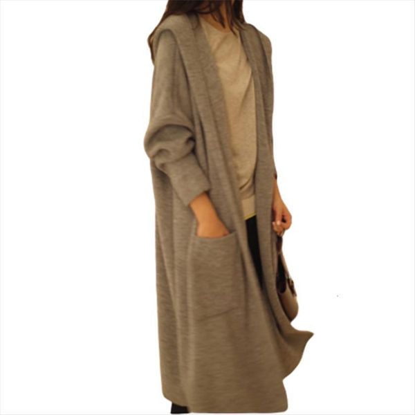 women jacket autumn and womens sweater winter solid color large coat in the long section loose thin hooded female, White;black
women jacket autumn and womens sweater winter solid color large coat in the long section loose thin hooded female, White;black