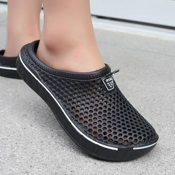 men shoes beach casual men's slippers hollow out couple sandal flip flops non-slide tx226, Black
men shoes beach casual men's slippers hollow out couple sandal flip flops non-slide tx226, Black