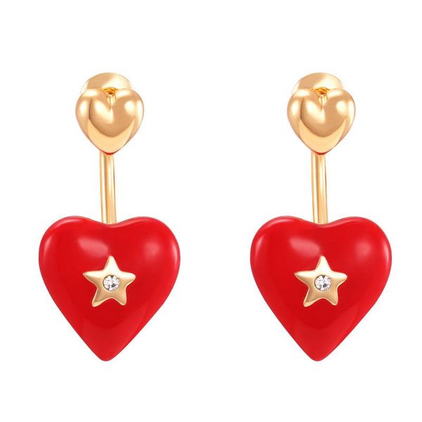 stud cute heart earrings gold cubic zirconia women fashion ear jewelry mother's day gift, Golden;silver
stud cute heart earrings gold cubic zirconia women fashion ear jewelry mother's day gift, Golden;silver