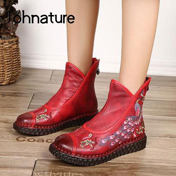 boots johnature genuine leather shoes women 2021 winter zip embroidery national style handmade retro leisure platform, Black
boots johnature genuine leather shoes women 2021 winter zip embroidery national style handmade retro leisure platform, Black