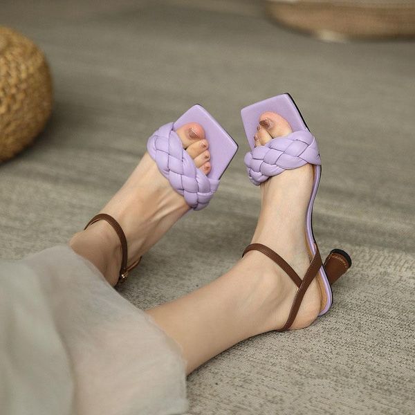 dress shoes weave sandals summer women high heels woman 2021 thin heel ankle strap comfortable beach, Black
dress shoes weave sandals summer women high heels woman 2021 thin heel ankle strap comfortable beach, Black