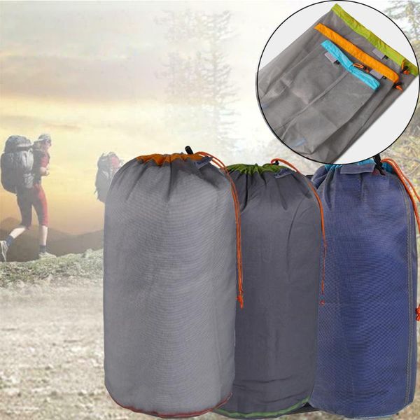 storage bags mesh nylon bag camping ultralight hiking sports travel drawstring round bottom pouch stuff sack sundries durable
storage bags mesh nylon bag camping ultralight hiking sports travel drawstring round bottom pouch stuff sack sundries durable