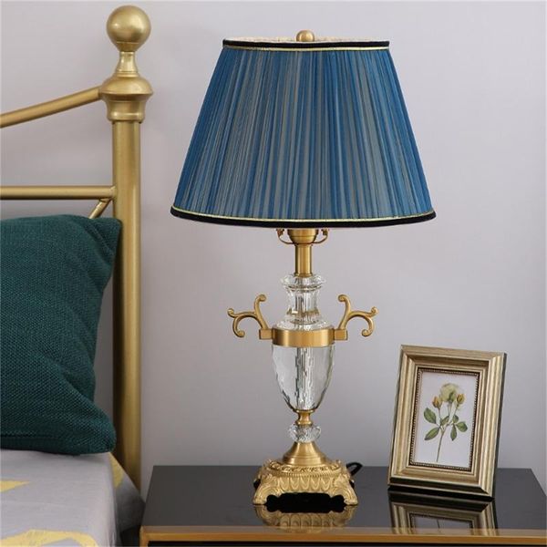 sarok crystal table lamp copper luxury desk light led modern fabric decorative for home living room bed office el lamps
sarok crystal table lamp copper luxury desk light led modern fabric decorative for home living room bed office el lamps