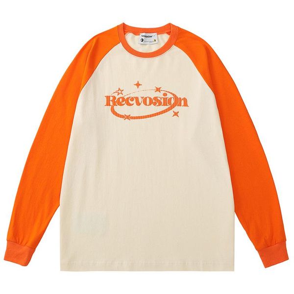 men's hoodies & sweatshirts mens color block patchwork letter print loose thin womens orange long sleeve pullover tshirts, Black
men's hoodies & sweatshirts mens color block patchwork letter print loose thin womens orange long sleeve pullover tshirts, Black