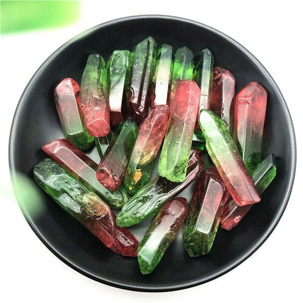 decorative objects & figurines 50g electroplated red and green titanium aura lemurian crystal wand point healing stone natural stones minera
decorative objects & figurines 50g electroplated red and green titanium aura lemurian crystal wand point healing stone natural stones minera