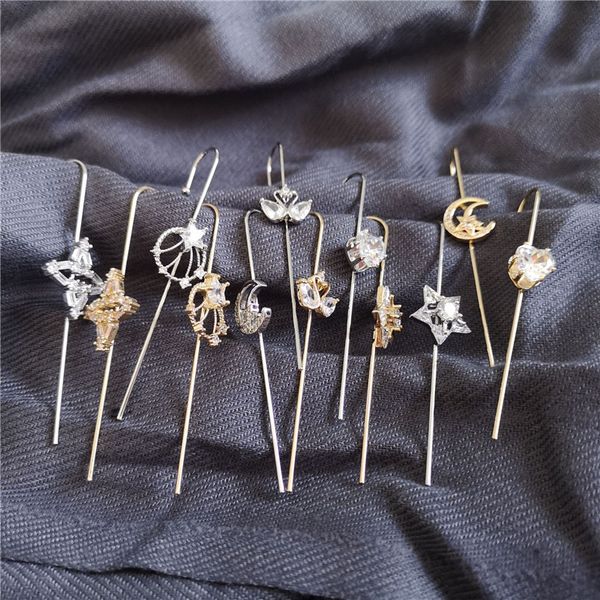 kimter cubic zirconia rhinestone ear cuffs crawler hoop earrings charm jewelry for women piercing earring wedding accessories k203fa, Golden;silver
kimter cubic zirconia rhinestone ear cuffs crawler hoop earrings charm jewelry for women piercing earring wedding accessories k203fa, Golden;silver