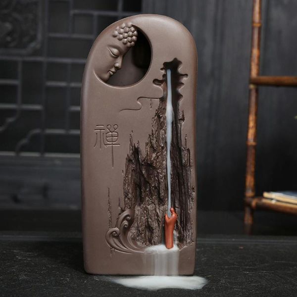 sachet bags chinese buddha incense burner holder smoke waterfall ceramic handmade censer for buddhist home office decoration
sachet bags chinese buddha incense burner holder smoke waterfall ceramic handmade censer for buddhist home office decoration