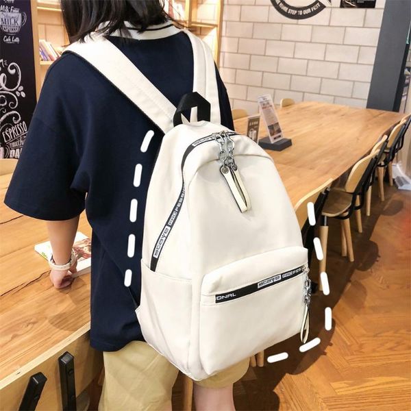 backpack letter print school travel bag double shoulder zipper women nylon chain ring teenage girls
backpack letter print school travel bag double shoulder zipper women nylon chain ring teenage girls