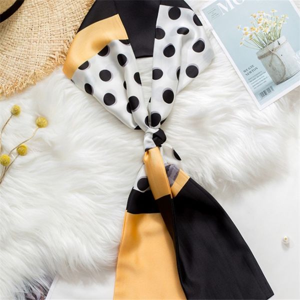 small silk scarf female spring and autumn thin korea versatile narrow long tie hair temperament square with suit shirt, Blue;gray
small silk scarf female spring and autumn thin korea versatile narrow long tie hair temperament square with suit shirt, Blue;gray