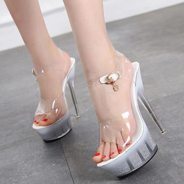 dress shoes model catwalk show thin high heels 14cm female wedding sandals waterproof 2021 platform transparent straps, Black
dress shoes model catwalk show thin high heels 14cm female wedding sandals waterproof 2021 platform transparent straps, Black