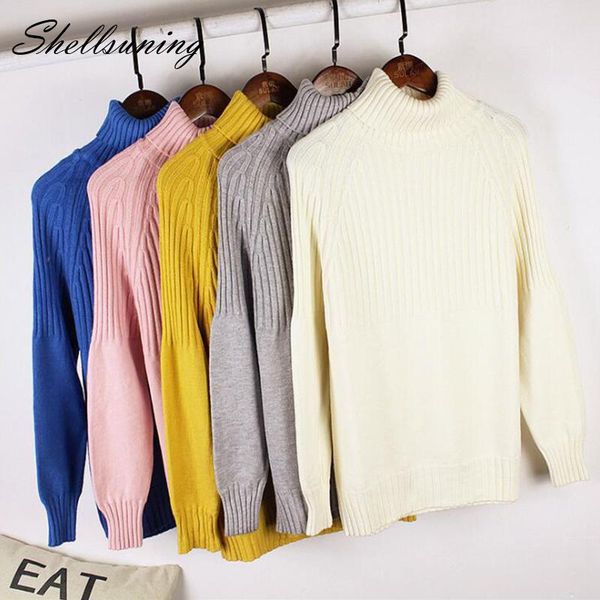 women's sweaters shellsuning cashmere female white pullover high collar oversized basic womens 2021 korean lady all-match clothing, White;black
women's sweaters shellsuning cashmere female white pullover high collar oversized basic womens 2021 korean lady all-match clothing, White;black