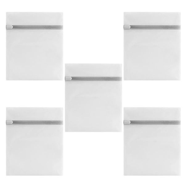 5pcs reusable washing bags fine mesh laundry bag simple style white
5pcs reusable washing bags fine mesh laundry bag simple style white