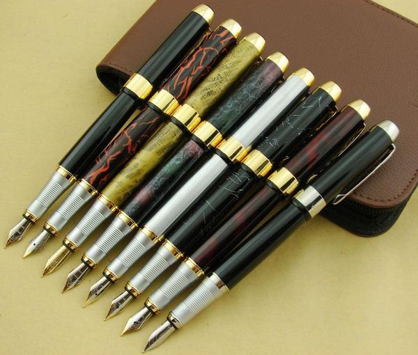 fountain pens 8pcs jinhao 250 metal fine with 1pc quality coffee leather pen case / bag pencil available for 12
fountain pens 8pcs jinhao 250 metal fine with 1pc quality coffee leather pen case / bag pencil available for 12