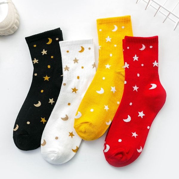 socks korean women's spring bright silk star all cotton medium tube fashion trendy sports, Black;white
socks korean women's spring bright silk star all cotton medium tube fashion trendy sports, Black;white