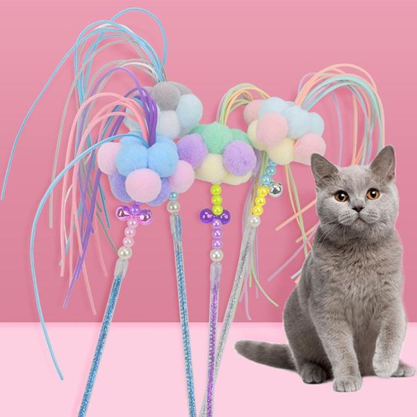 cat toys 1pc tassel plush funny stick interactive feather wand plastic artificial colorful teaser toy pet supplies
cat toys 1pc tassel plush funny stick interactive feather wand plastic artificial colorful teaser toy pet supplies