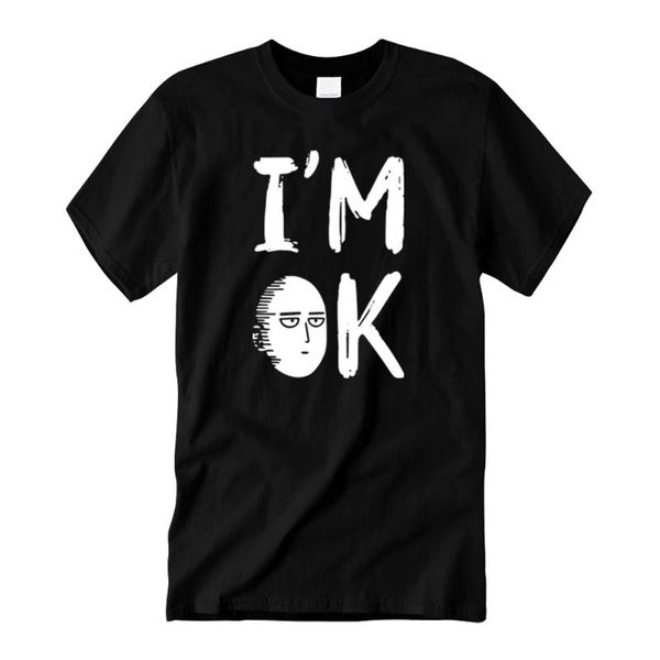 men's t-shirts im ok funny one punch man anime japenese 2021 summer cotton tshirts simple crew neck tee shirts male o-neck t, White;black
men's t-shirts im ok funny one punch man anime japenese 2021 summer cotton tshirts simple crew neck tee shirts male o-neck t, White;black