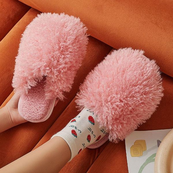slippers women solid fuzzy faux fur house slipper female soft non-slip comfortable sweet winter indoor floors lady shoes, Black
slippers women solid fuzzy faux fur house slipper female soft non-slip comfortable sweet winter indoor floors lady shoes, Black