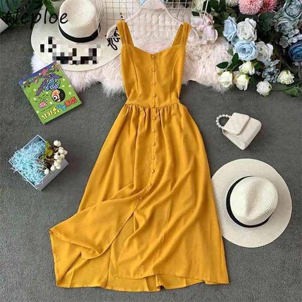 neploe chic button camis high waist femme dress retro elegant shoulder strapless vestidos a-line v-neck slim waist dresses women 210423, Black;gray
neploe chic button camis high waist femme dress retro elegant shoulder strapless vestidos a-line v-neck slim waist dresses women 210423, Black;gray