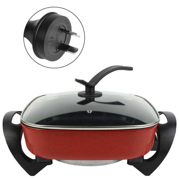 electric skillets 220v cooker heated containers quartet pot multifunctional high-quality non-stick square with au plug
electric skillets 220v cooker heated containers quartet pot multifunctional high-quality non-stick square with au plug