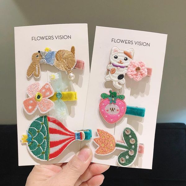 2pcs/set fresh velvet hairpins kids embroidery cartoon cat flower balloon hair clips for girls barrettes accessories, Slivery;white
2pcs/set fresh velvet hairpins kids embroidery cartoon cat flower balloon hair clips for girls barrettes accessories, Slivery;white