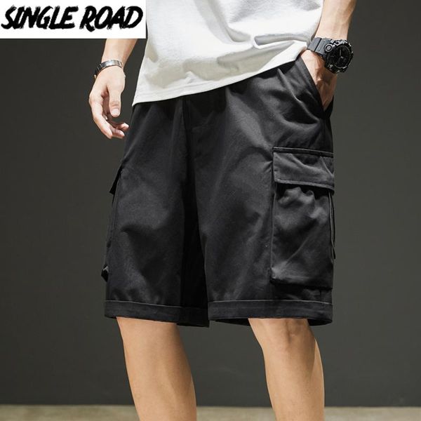 men's shorts single road cargo men 2021 summer multi pockets running knee length short pants black casual for, White;black
men's shorts single road cargo men 2021 summer multi pockets running knee length short pants black casual for, White;black