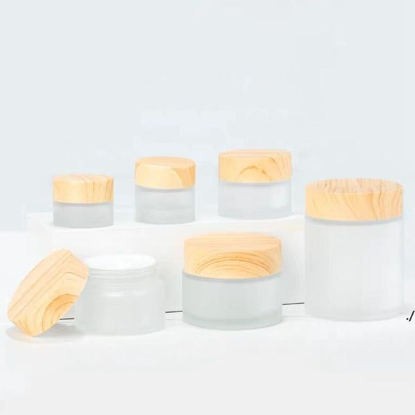 frosted glass jar cream bottle storage boxes with imitation wooden lids 5g 10g 15g 30g dwb6265
frosted glass jar cream bottle storage boxes with imitation wooden lids 5g 10g 15g 30g dwb6265