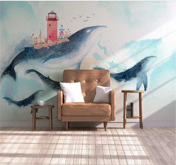 wallpapers custom 3d wallpaper mural nordic creative watercolor ocean whale children's room interior painting
wallpapers custom 3d wallpaper mural nordic creative watercolor ocean whale children's room interior painting
