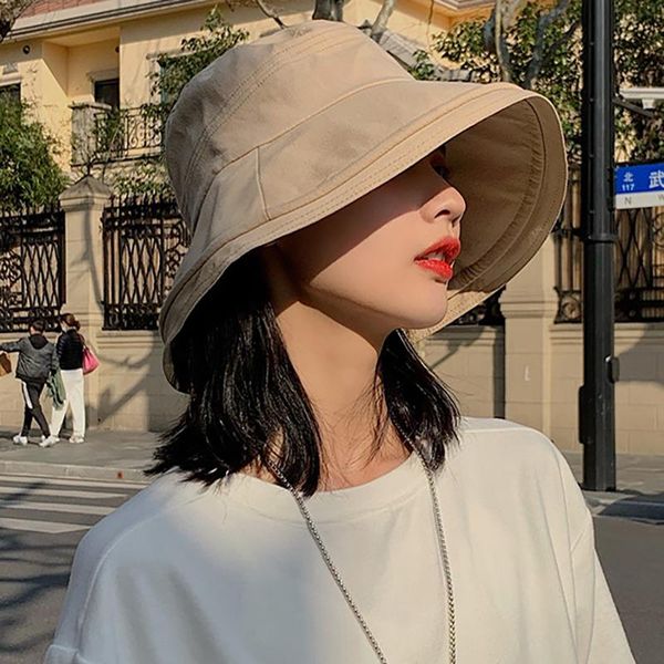 wide brim hats spring and autumn breathable cotton irregular bucket hat for women girl fashin soild flat fisherman basin cap unisex, Blue;gray
wide brim hats spring and autumn breathable cotton irregular bucket hat for women girl fashin soild flat fisherman basin cap unisex, Blue;gray