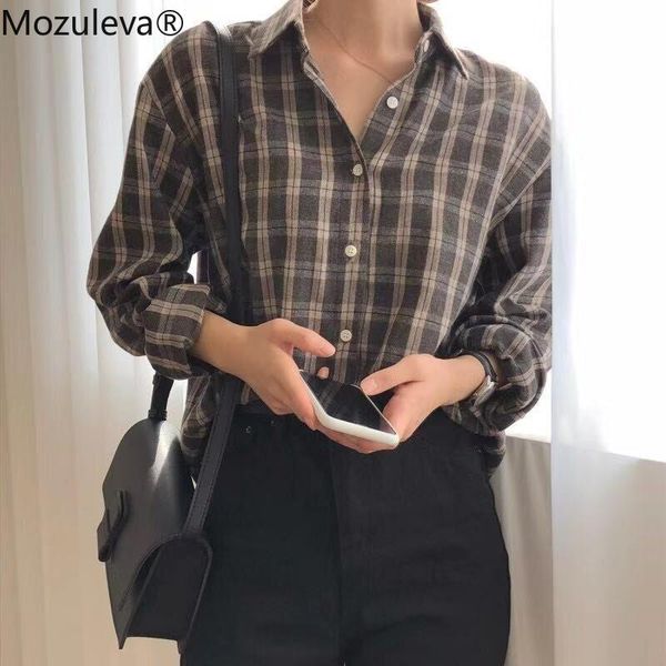 mozuleva 2021 women autumn blouses shirts buttons casual vintage oversize korean style office lady wild women's &, White
mozuleva 2021 women autumn blouses shirts buttons casual vintage oversize korean style office lady wild women's &, White