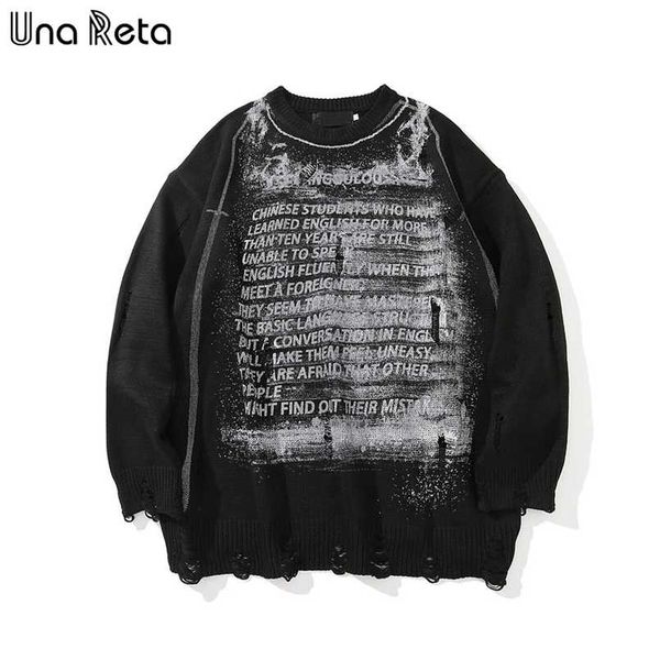 una reta sweater men print streetwear men clothes long sleeve pullover men pull homme loose hole couple sweater 211006, White;black
una reta sweater men print streetwear men clothes long sleeve pullover men pull homme loose hole couple sweater 211006, White;black