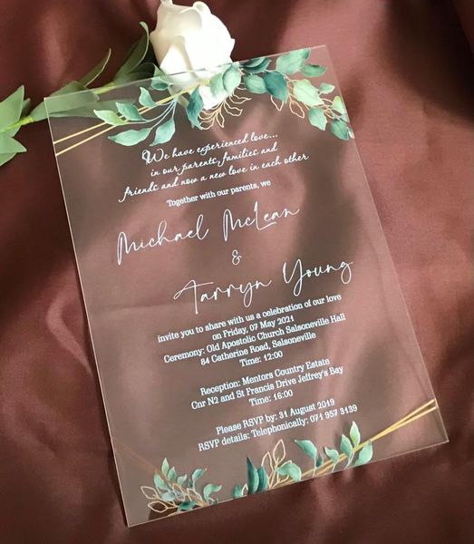 custom greenery wedding invitation, diy wedding, faux gold eucalyptus invites,10pcs acrylic invitations,birthday invite greeting cards
custom greenery wedding invitation, diy wedding, faux gold eucalyptus invites,10pcs acrylic invitations,birthday invite greeting cards
