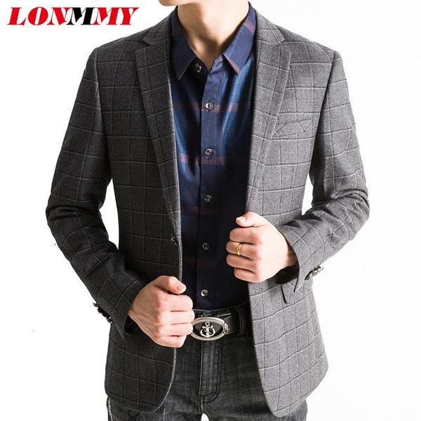 men's suits & blazers lonmmy tuxedo suit formal mens blazer jacket plaid men for wedding slim fit casual stage clothing 2021, White;black
men's suits & blazers lonmmy tuxedo suit formal mens blazer jacket plaid men for wedding slim fit casual stage clothing 2021, White;black