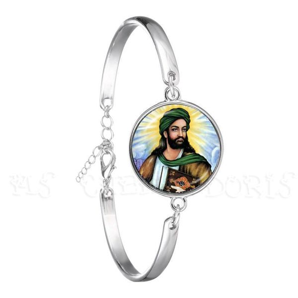 link, chain god bracelet 18mm glass dome cabochon arabic muslim islamic bangle jewelry ramadan gift for friends, Black
link, chain god bracelet 18mm glass dome cabochon arabic muslim islamic bangle jewelry ramadan gift for friends, Black