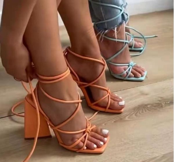 sandals women's thick heel bandage solid square toe western style ladies shoes fashion outdoor elegant women sandalias 2021, Black
sandals women's thick heel bandage solid square toe western style ladies shoes fashion outdoor elegant women sandalias 2021, Black