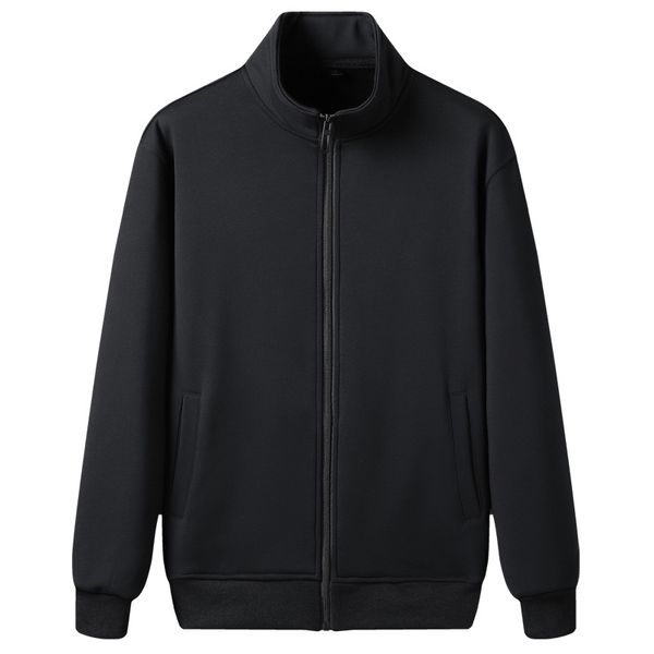 sweater men's winter plush thickened collar loose coat leisure sports spring and autumn jacket hoodless cardigan, Black
sweater men's winter plush thickened collar loose coat leisure sports spring and autumn jacket hoodless cardigan, Black