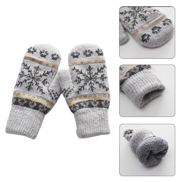 five fingers gloves women winter warm full finger delicate print cute snowflake imitation cashmere windproof mittens, Blue;gray
five fingers gloves women winter warm full finger delicate print cute snowflake imitation cashmere windproof mittens, Blue;gray