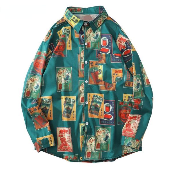 men's casual shirts harajuku hawaiian beach vintage poster 3d print long sleeve aloha party holiday shirt mens blouse button down, White;black
men's casual shirts harajuku hawaiian beach vintage poster 3d print long sleeve aloha party holiday shirt mens blouse button down, White;black