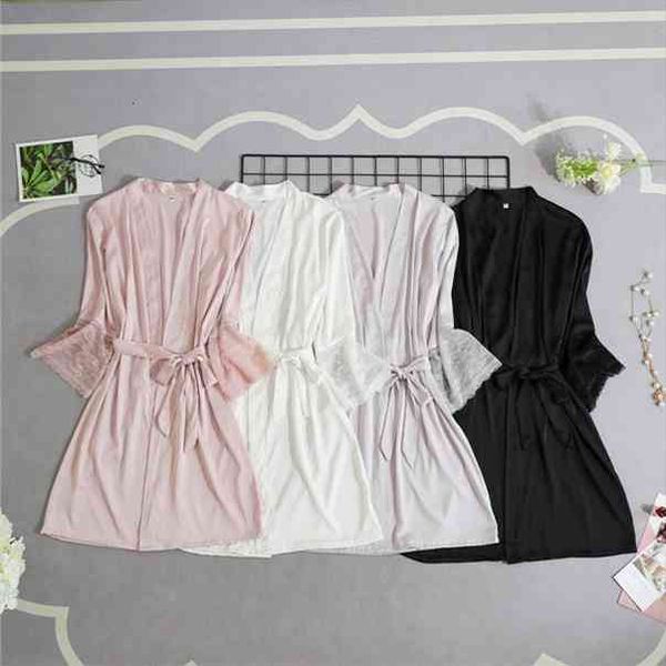 silk satin short night robe womens sleepwears solid kimono lace trim bathrobe peignoir bride bridesmaid fashion dressing gown, Black;red
silk satin short night robe womens sleepwears solid kimono lace trim bathrobe peignoir bride bridesmaid fashion dressing gown, Black;red