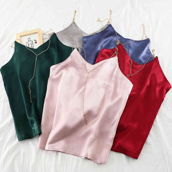 women's tanks & camis silk stain ole women fashion metallic shoulder girdle slim poplin casual outside wear base tank ui, White
women's tanks & camis silk stain ole women fashion metallic shoulder girdle slim poplin casual outside wear base tank ui, White