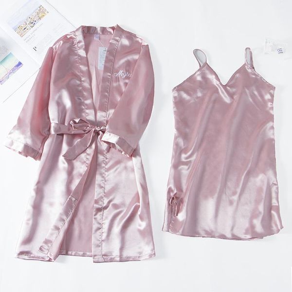 embroidery letter bathrobe kimono bath gown loose v-neck sleepwear brial wedding robe set satin 2pcs intimate lingerie suit women's, Black;red
embroidery letter bathrobe kimono bath gown loose v-neck sleepwear brial wedding robe set satin 2pcs intimate lingerie suit women's, Black;red
